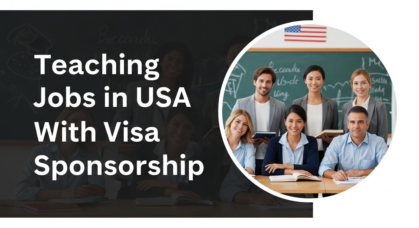 Teaching Jobs In USA With Visa Sponsorship